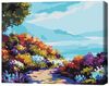 cumpără Tablou pe numere BrushMe RBS1006FC 30x40 сm (fără cutie) Flori la malul mării în Chișinău 
