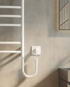 cumpără Uscător de prosoape Elna-Service Ladder-8, 810x480x100mm, inox, alb în Chișinău 