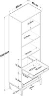cumpără Dulap penal Trendy JE110-2945, multifunctionala (GTR006678) în Chișinău 