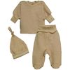 купить Детская одежда Minikin 231660350-56 Набор 3 ед Baby Style 50-56см coffee в Кишинёве 