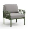 купить Кресло с подушками для сада и терас Nardi KOMODO POLTRONA AGAVE-grigio 40371.16.172 в Кишинёве 