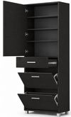 купить Полка для обуви Fabrik Home Модуль 4 (600x2000x285) Кедр шоколад в Кишинёве 