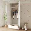 cumpără Dulap pentru copii MebelStar LILU 2D1S 80x50x210 White (MBS-1317) în Chișinău 