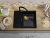 купить Мойка кухонная Primagran Copenhagen 620-50 Top Black + accesorii 500x620 MKIKC в Кишинёве 