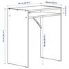 купить Офисный стол Ikea Torald 65x40 White в Кишинёве 