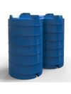 cumpără Rezervor apa 2500 L vertical, oval (albastru) cu stut D. 1" 132x233 cm (39 cm) (3.07 m³) în Chișinău 
