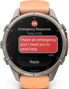 cumpără Ceas inteligent Garmin Fenix 9 Pro, 43mm, inReach,Ti w/Shl/Atm band (010-04335-01) în Chișinău 