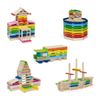 Architecture din lemn "Block Set" (250 buc.) 50956 3+ (8002) 