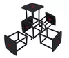 купить Пуф Nex Home Cub Transformer 5 scaune in 1 N2, Maro Deschis в Кишинёве 