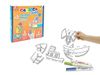cumpără Set de creație Carioca 56978 Set Baby Puzzle Transports cu colorare în Chișinău 
