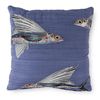 cumpără Lenjerie de pat Moooi 243591 Embr. Flying Coral Fish cush 45x45 Blue în Chișinău 