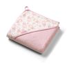 купить Аксессуар для купания BabyOno 1552/01 Prosop cu gluga de baie Terry roz 100x100 в Кишинёве 