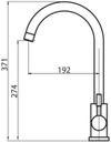 cumpără Bateria bucătărie Helika-AquaSanita 5523E2-202 SABIA ECO2 Alumetallic în Chișinău 