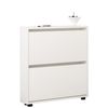 cumpără Raft pentru încălțăminte Mobildor-Lux Leo Slim 100x16x86H cm White în Chișinău 