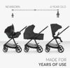 cumpără Сărucior pentru copii Kikka Boo 31001010275 Carucior 3in1 Mia Black 2026 în Chișinău 