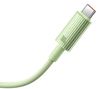 купить Кабель для моб. устройства Baseus P10360202631-00 Type-C to Type-C 5A 100W 1m, Habitat Series, Natural Green в Кишинёве 