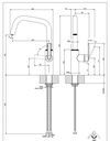 купить Смеситель кухонный Gessi 60944-299 Matte Black в Кишинёве 