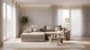 купить Диван Sofyno ATLAS canapea de colț extensibilă R (Silk Pola 21 Gri) в Кишинёве 
