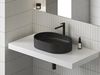 купить Раковина Ravak Ceramic Slim 550 O 55x37x12cm Black matt XJX0D155000 в Кишинёве 