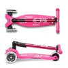 cumpără Trotinetă Micro MMD096 Maxi Deluxe Foldable LED Shocking Pink în Chișinău 