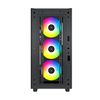 купить Корпус Case Middletower Deepcool CG560 ATX Black, no PSU, Side panel Tempered Glass,  2xUSB3.0, Audio x 1/Mic x 1, Pre-Installed LED Fans: Front 3X120mm, Rear 1X140mm (carcasa/корпус) в Кишинёве 