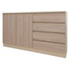 купить Комод Smartex (16127) Т2 180cm Ivory+Stejar Deschis в Кишинёве 