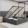 купить Кровать Bayro ZenDesign 1800x2000, подъёмный механизм, ткань кат. I в Кишинёве 