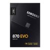 купить Внутрений высокоскоростной накопитель 2TB SSD 2.5 Samsung 870 EVO MZ-77E2T0B/EU, Read 560MB/s, Write 530MB/s, SATA III 6.0Gbps (solid state drive intern SSD/Внутрений высокоскоростной накопитель SSD) в Кишинёве 