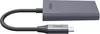 купить Переходник для IT Rapoo 226496 UCH-4013 USB-C Hub, USB-C to USB-A and USB-C, grey в Кишинёве 