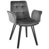 купить Стул Deco DC-18 Dark Grey+Black в Кишинёве 