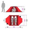 cumpără Cort Hannah COVERT 2 mandarin red (116-054-A6504) în Chișinău 
