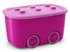 Cutie pentru jucării KIS 46l, 58X39XH32cm, cu rot, pink