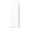 cumpără Dulap Nex Home A007 cu usi batante 800x420x2300mm, White Snow în Chișinău 