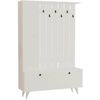 cumpără Mobilă pentru antreu Trendy Lala, Alb, 112x170x35cm (GTR005930) în Chișinău 