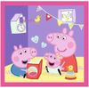 купить Головоломка Trefl 34873 Puzzles 3in1 Peppa and friends, Peppa Pig в Кишинёве 