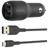 купить Зарядное устройство для автомобиля Belkin CCE002BT1MBK в Кишинёве 