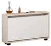 купить Полка для обуви Mobildor-Lux Leo Slim 50x16x47H cm Sonoma/White в Кишинёве 