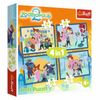 купить Головоломка Trefl 34677 Puzzles 4in1 An adventurous Zootopia, Zootopia 2 в Кишинёве 