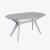 купить Комплект стол и стулья Evelin di Costacurta стол Raffles Oval White + 6 стульев YTC-064Wh Bjorn-24 Light beige в Кишинёве 