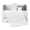 купить Детское постельное белье PernaMea Set lenjerie 8 piese Coronita Gri (PM.102145/2) в Кишинёве 