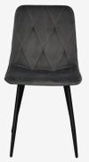 купить Комплект стол и стулья Evelin di Costacurta стол DT 404-3B + 3 стула YTC-080B Dark grey в Кишинёве 