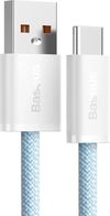 купить Кабель для моб. устройства Baseus CALD000603 USB-A to Type-C 100W 1m, Dynamic Series, Blue в Кишинёве 