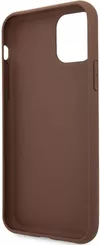 cumpără Husă pentru smartphone CG Mobile GLBR Guess 4G Stripe Cover for iPhone 11 Pro Max Brown (EU Blister) în Chișinău 