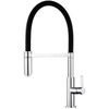 купить Смеситель кухонный Helika-AquaSanita 7003-001 COLOS Chrome+black silicone hose в Кишинёве 