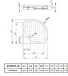 купить Душевой поддон Radaway Rodos B (4D99155-03) в Кишинёве 