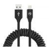купить Кабель для моб. устройства Tellur TLL155396 Cable USB - Lightning, 3A, 1.8m, EXTENDABLE Black в Кишинёве 