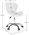 купить Офисное кресло Tempo Kondela Argus New (White/Chrome) в Кишинёве 