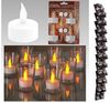 купить Декоративное освещение Promstore 12009 Набор свечей LED чайных 4шт, бел в Кишинёве 
