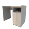 купить Офисный стол Smartex (10914) Tab Classic 110cm Grafit+Stejar Deschis в Кишинёве 