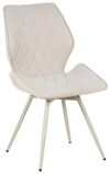 cumpără Scaun Interdepo ALICE, White Chenille ,Ножки Бежевые în Chișinău 